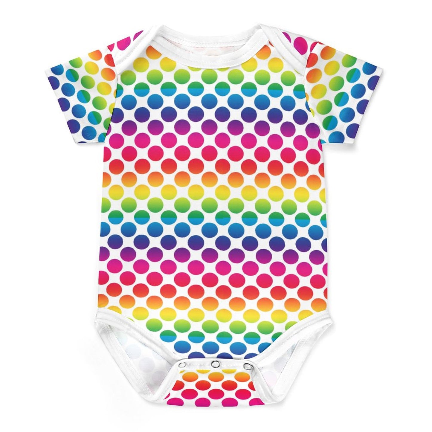 Faux Cotton Short Sleeve Baby Romper