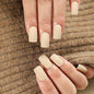 Press on nails wholesale solid color matte rectangular nail Press on nails piece Finished product Press on nails – Image 10