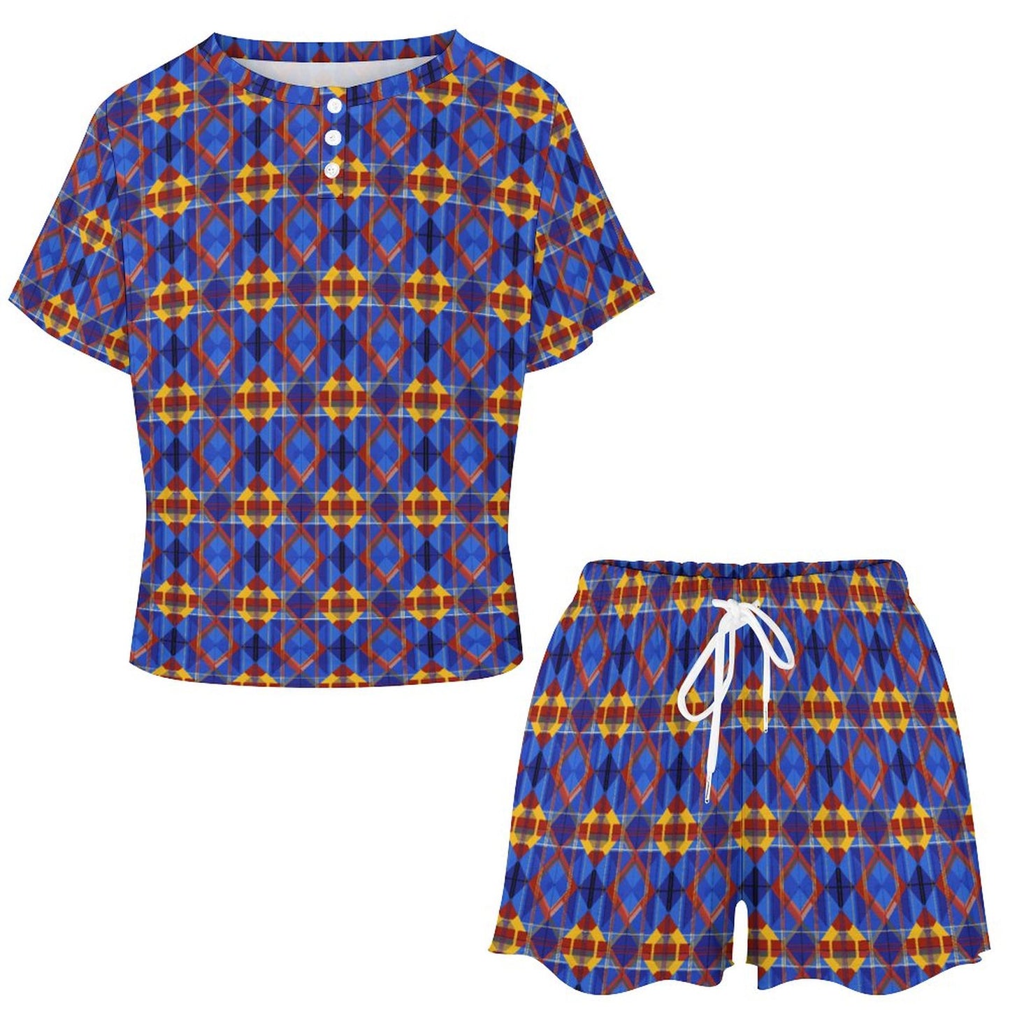 Cooling Short Sleeve Loungewear Set