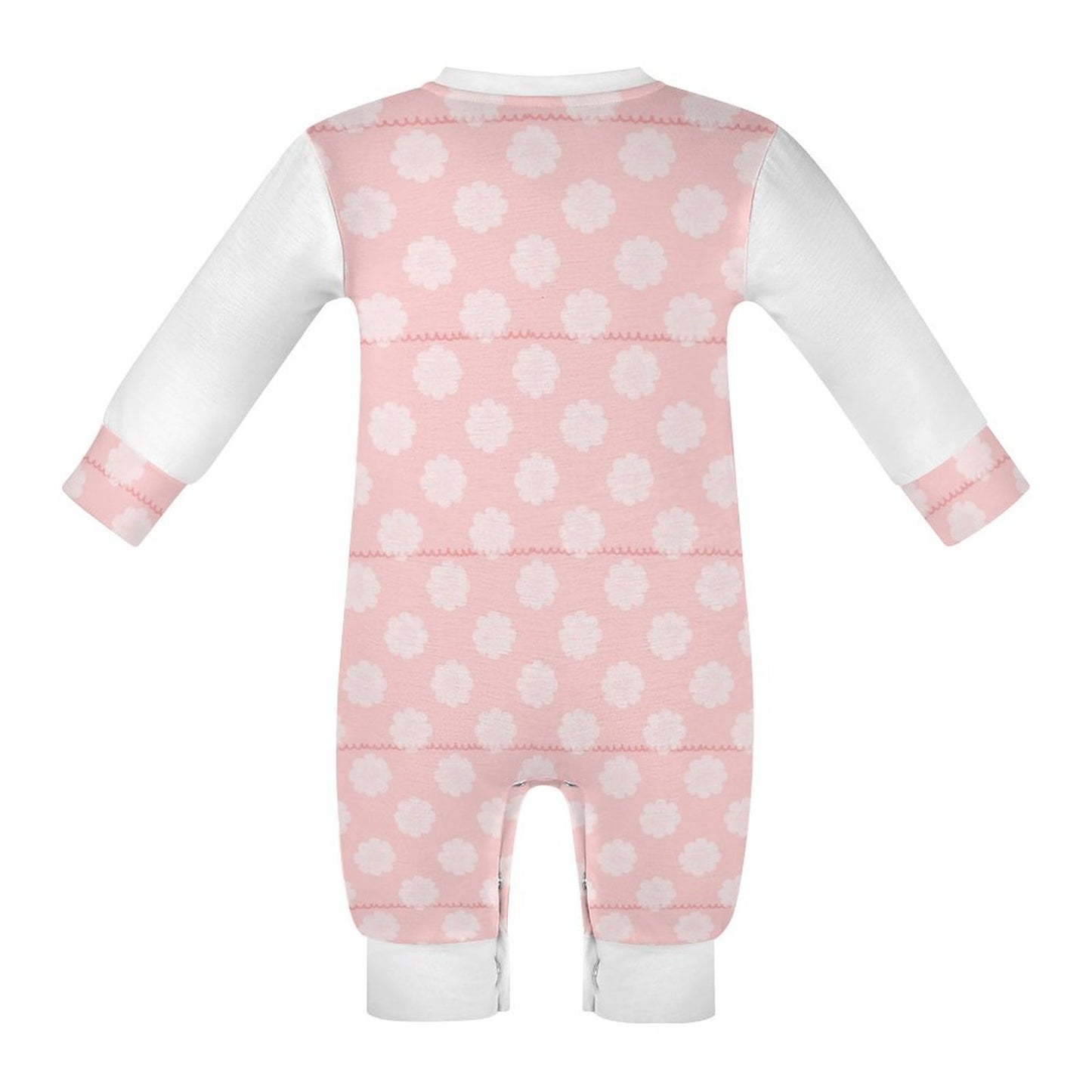 Baby Romper Pink Flowers
