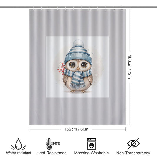 Owl Shower Curtain