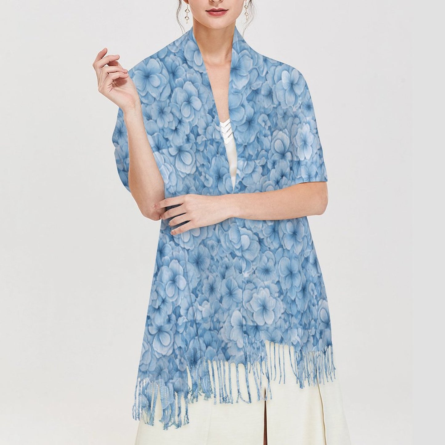 Cashmere-like Tassel Scarf