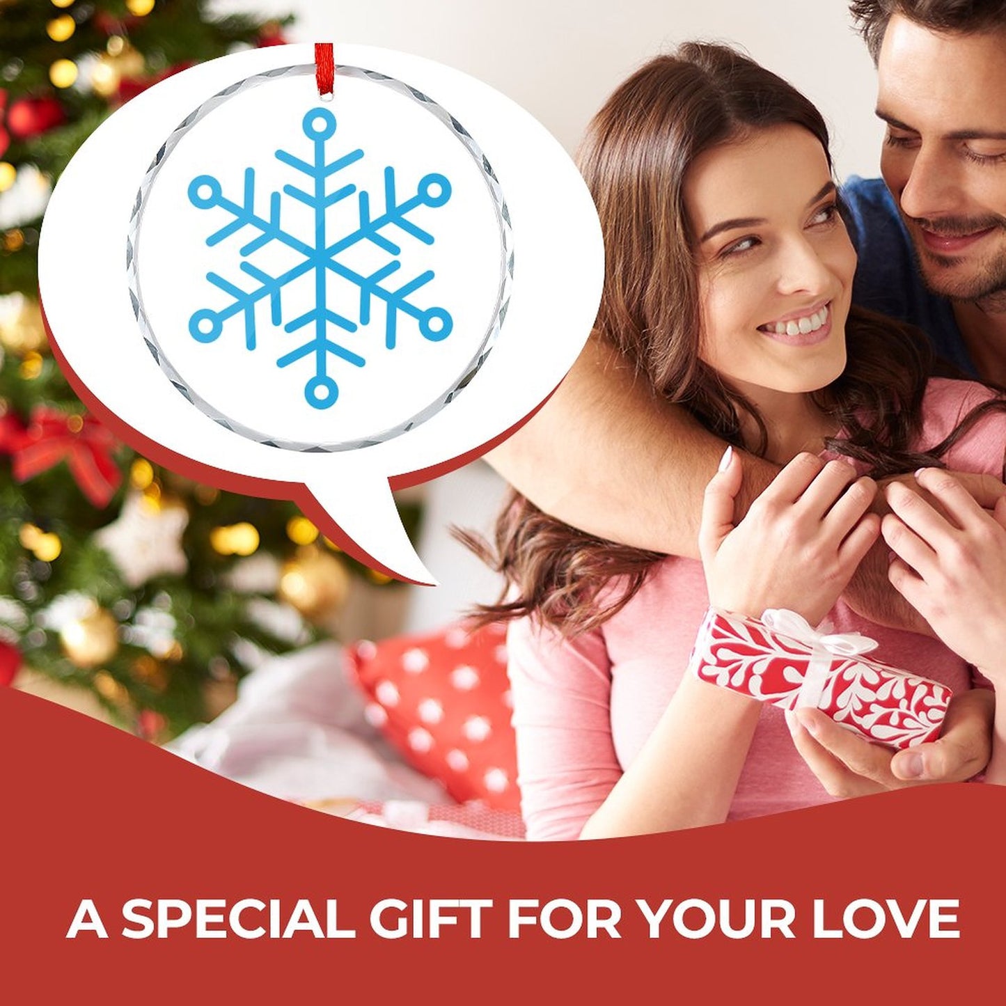 Glass Circular Ornament Pendant