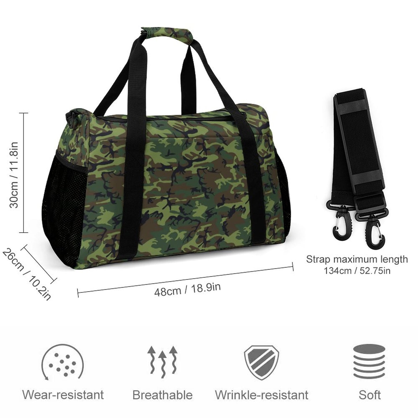 Travel Duffel Bag - Camo