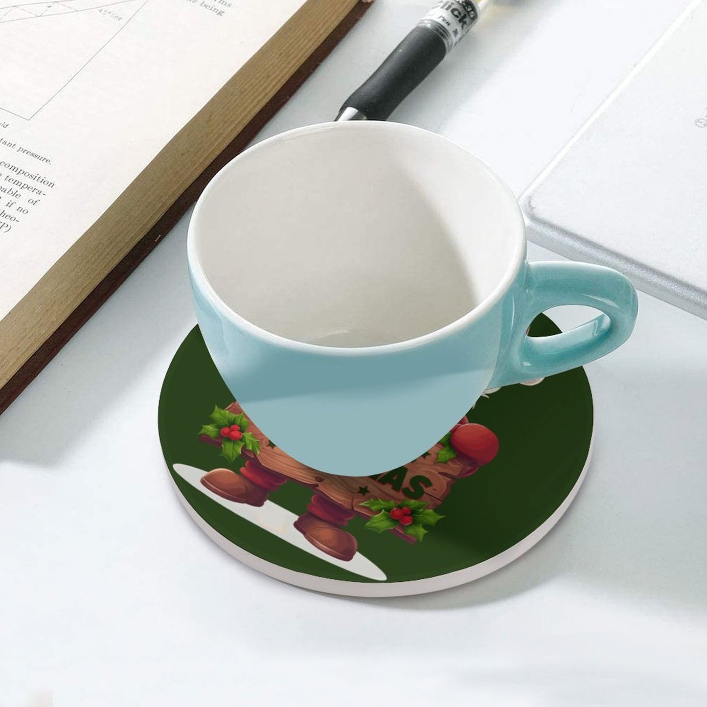 Round Ceramic Coaster