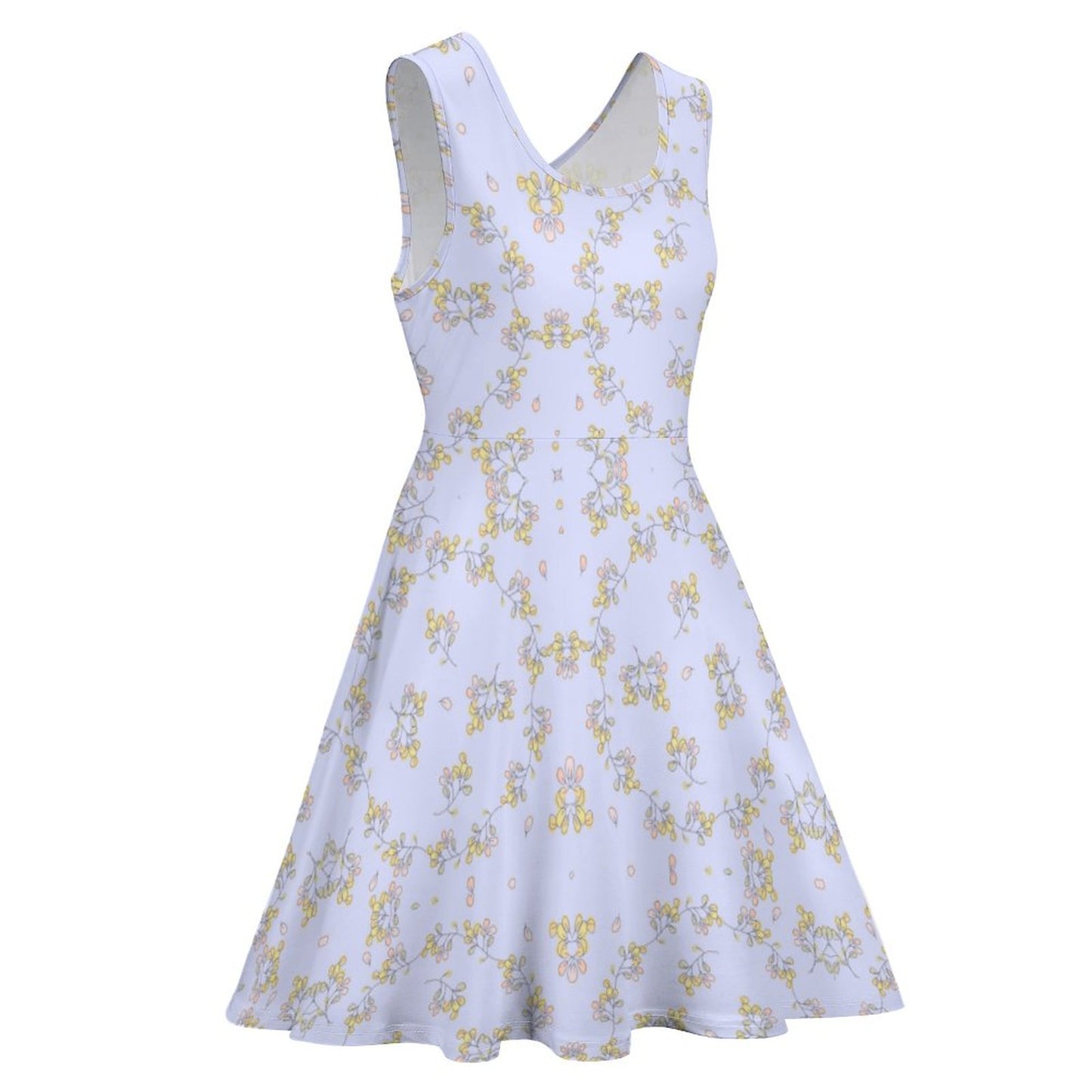 Round Neck Sleeveless Dress Styles TQ