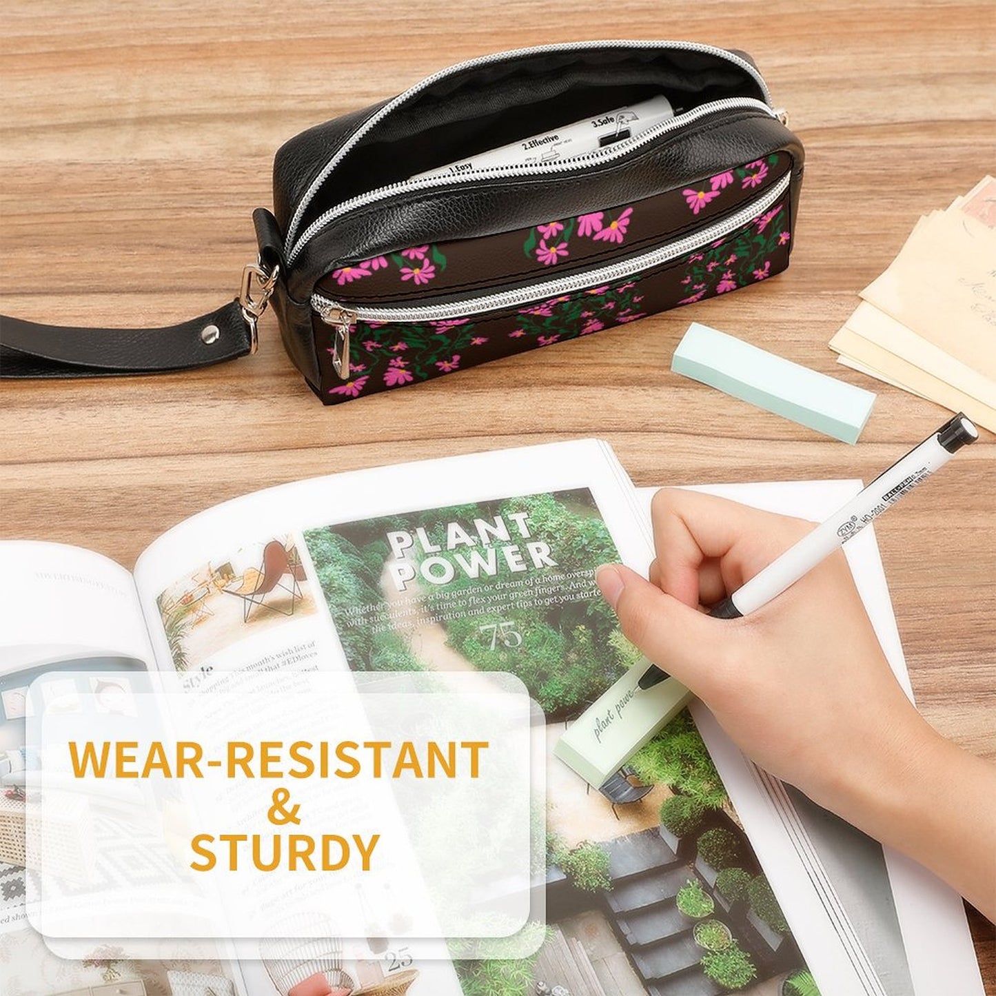 Versatile Cosmetic Bag & Pencil Case Pouch