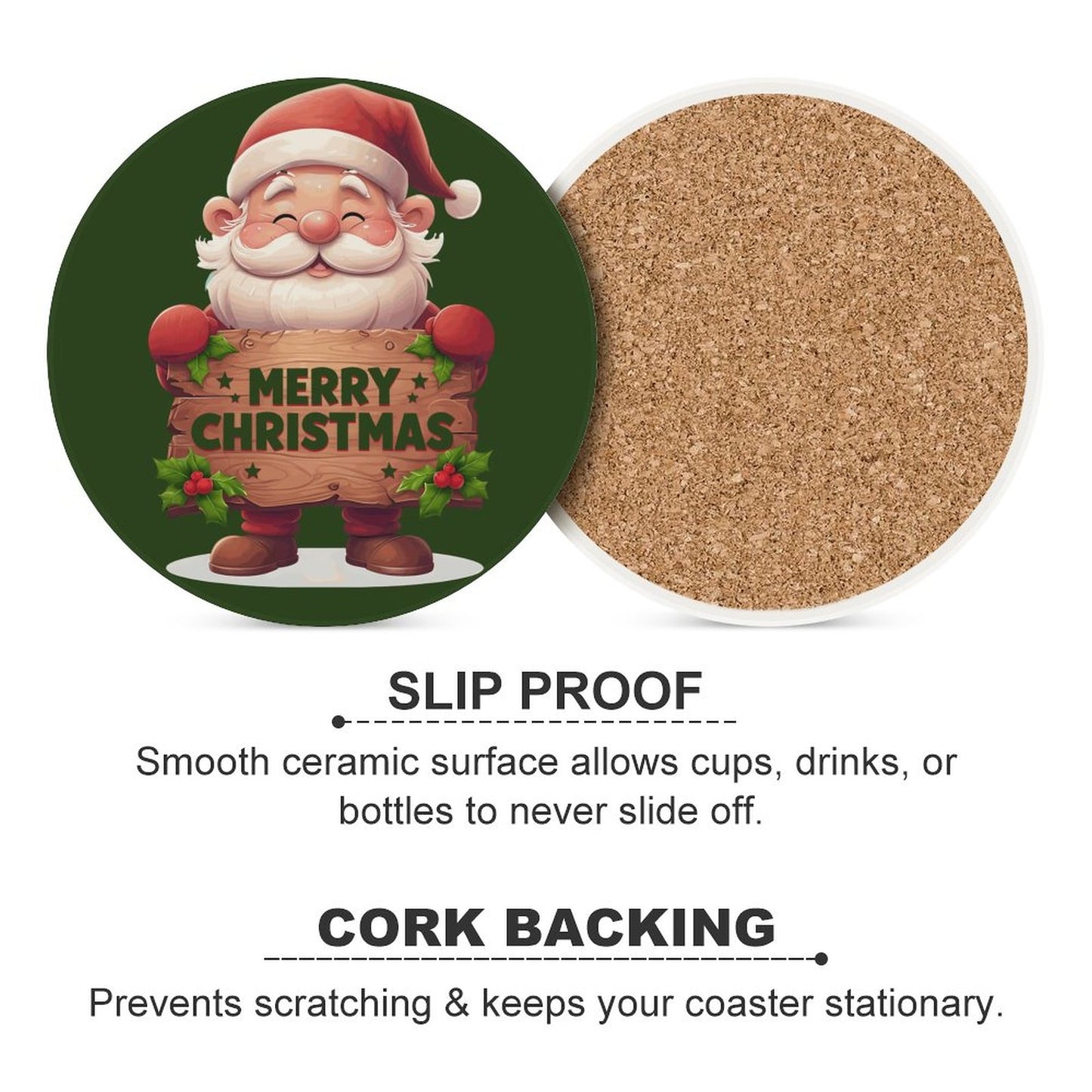 Round Ceramic Coaster