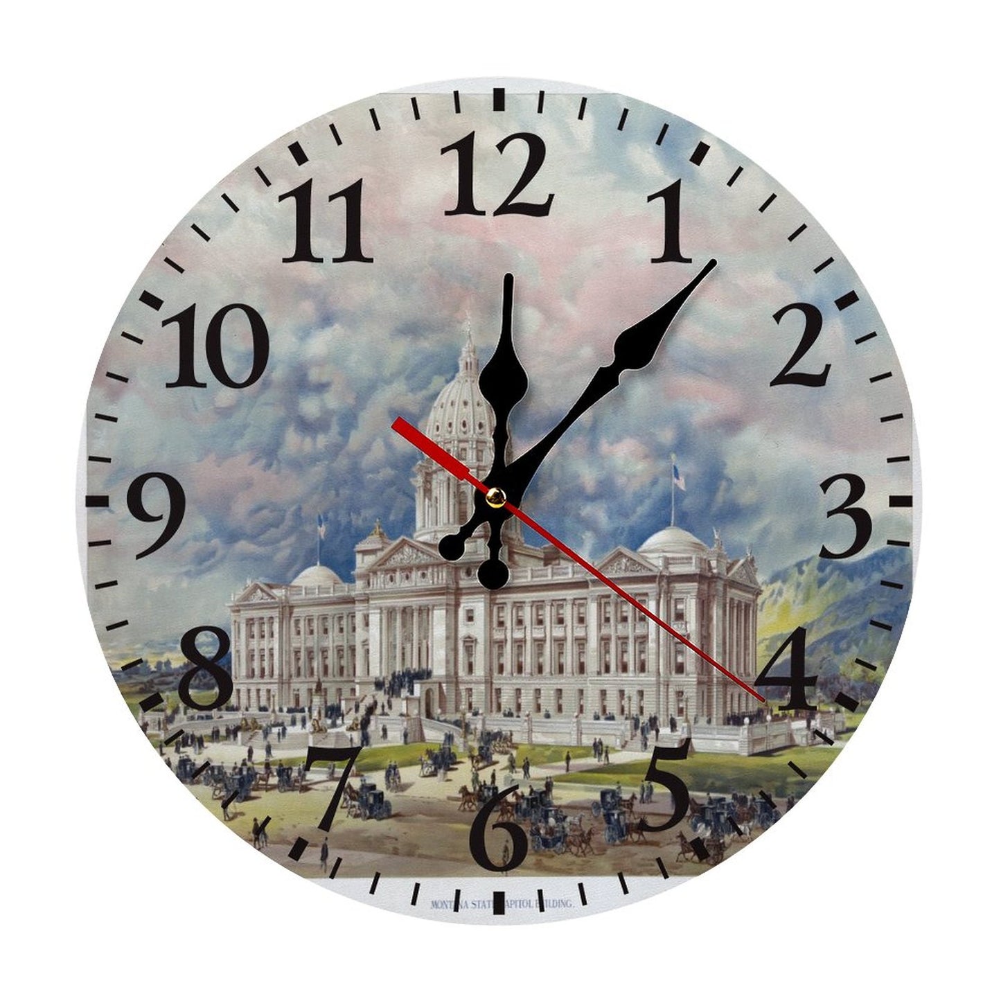 Modern Wooden Wall Clock