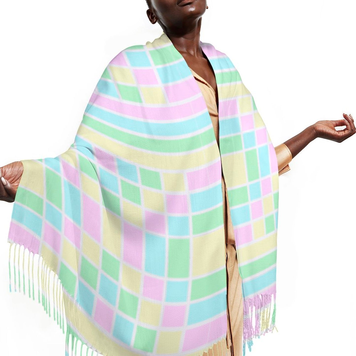 Cashmere-like Tassel Scarf