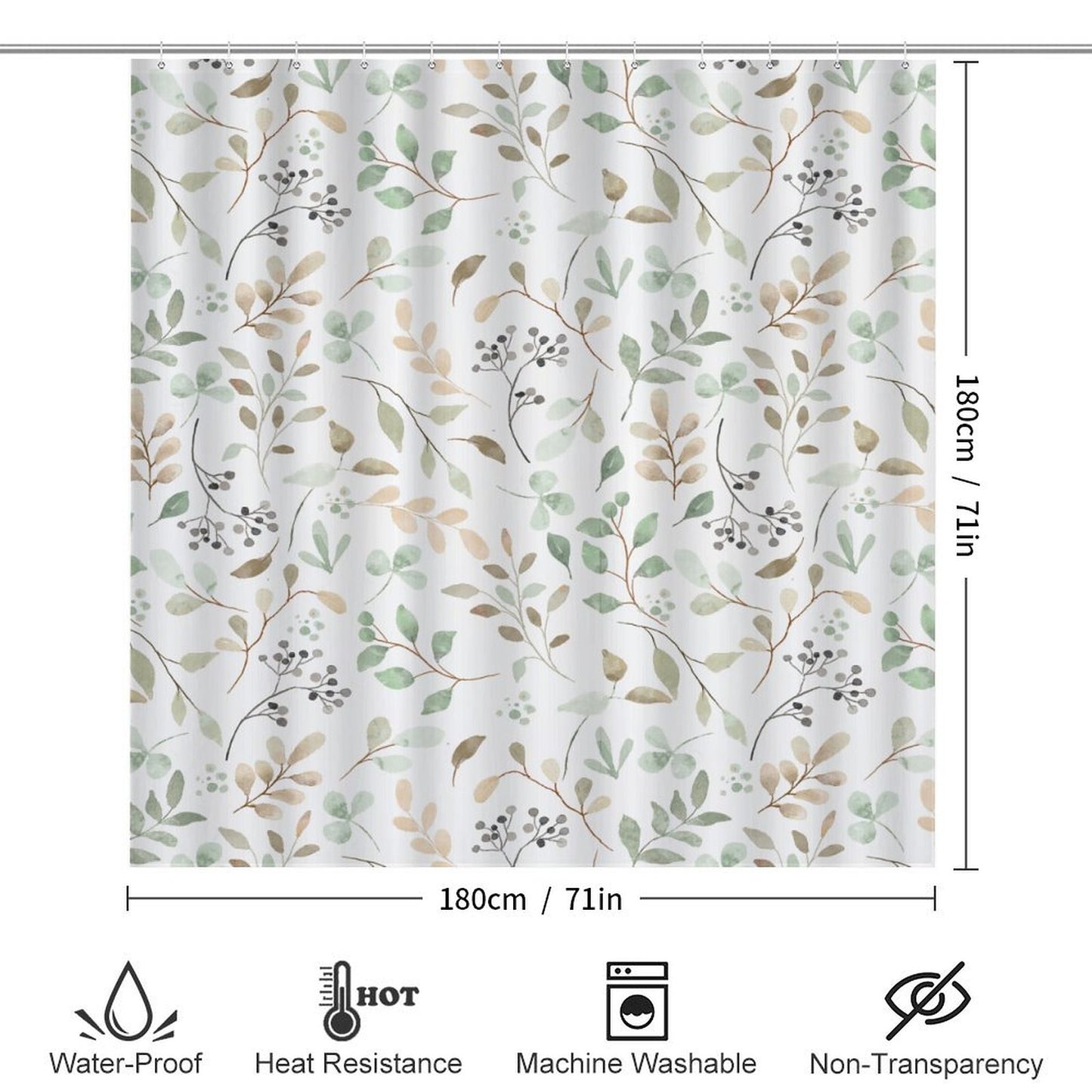 Bathroom 4-Piece Set - Vines
