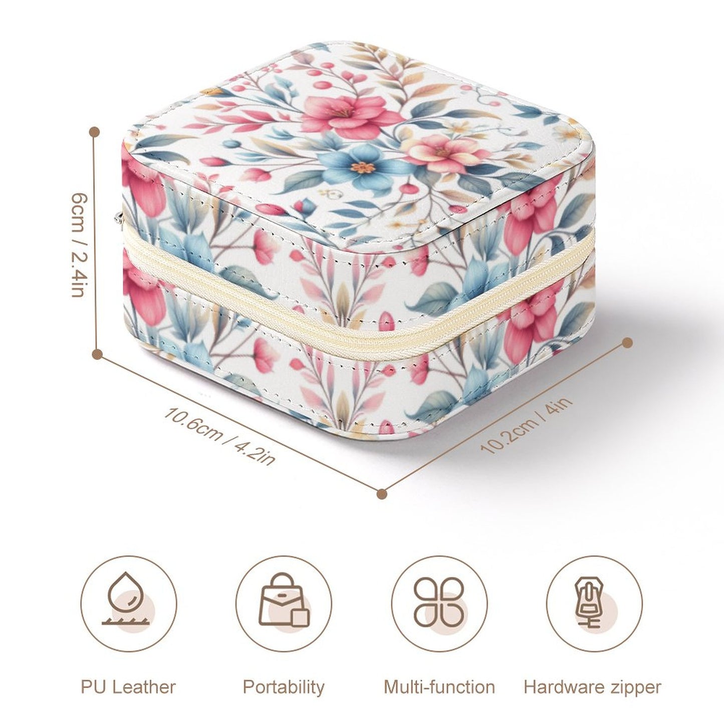 Box Organizer for Jewelry Floral