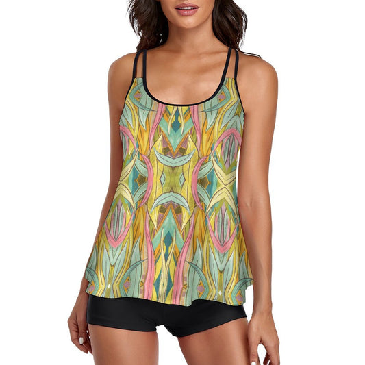 Tankini Two Piece Swimsuit