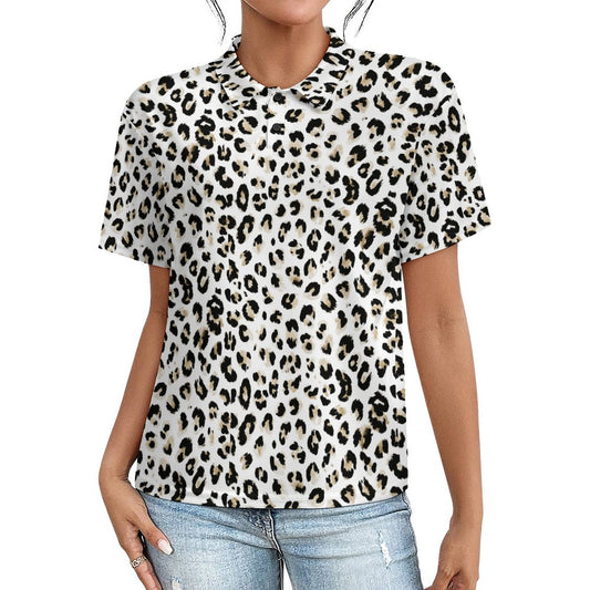 Button-Down Polo Shirt for Women