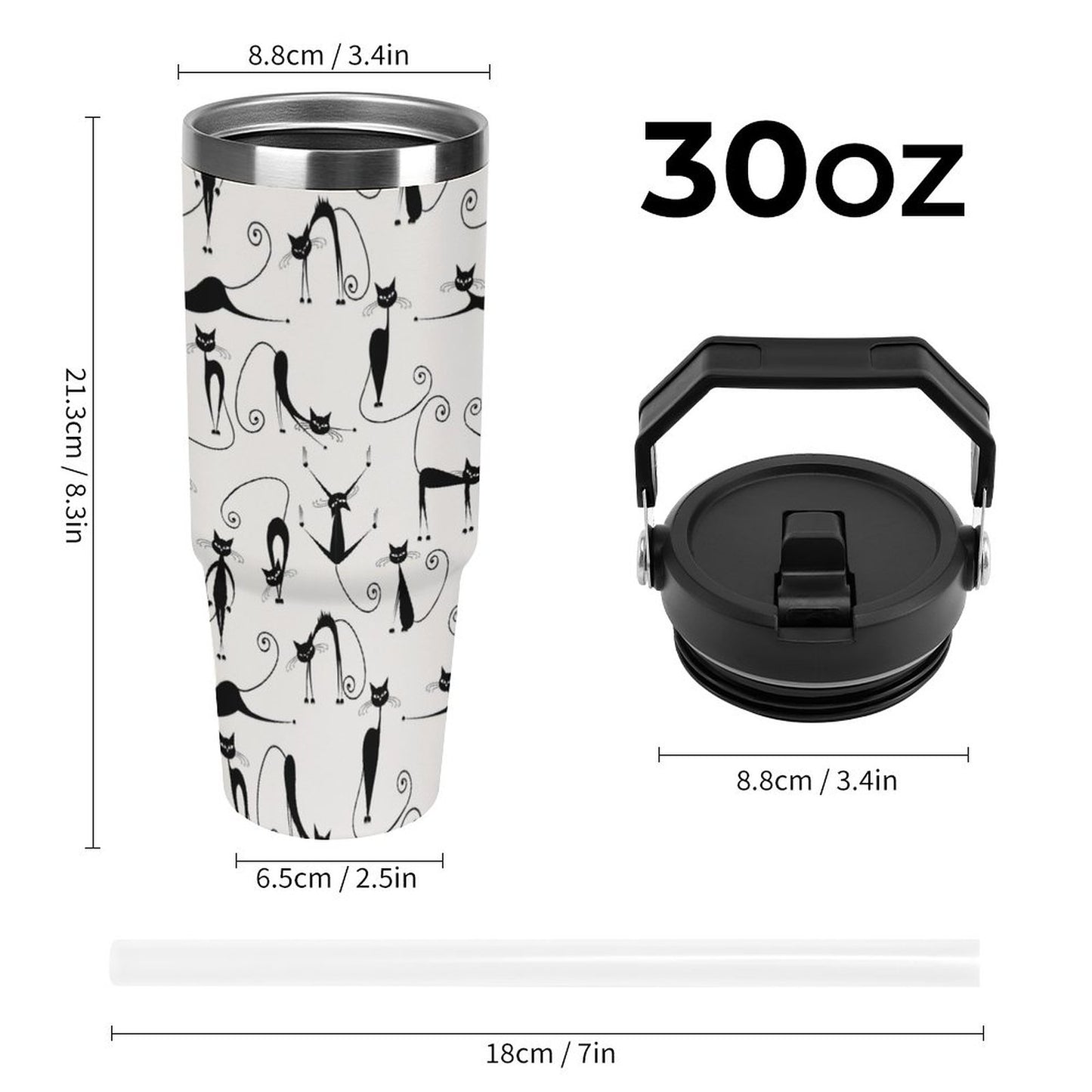 30oz Car Cup with Handle