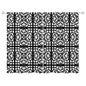 Sheer Curtain Black and White