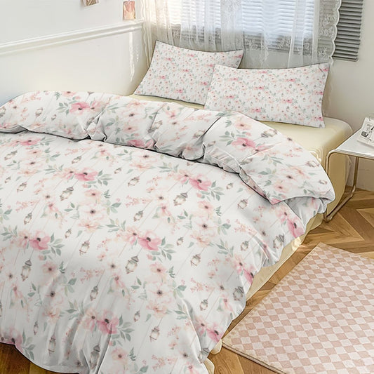 3-Piece Bedding Set-90"x90"/ 229x229cm (Dual-sided Printing)
