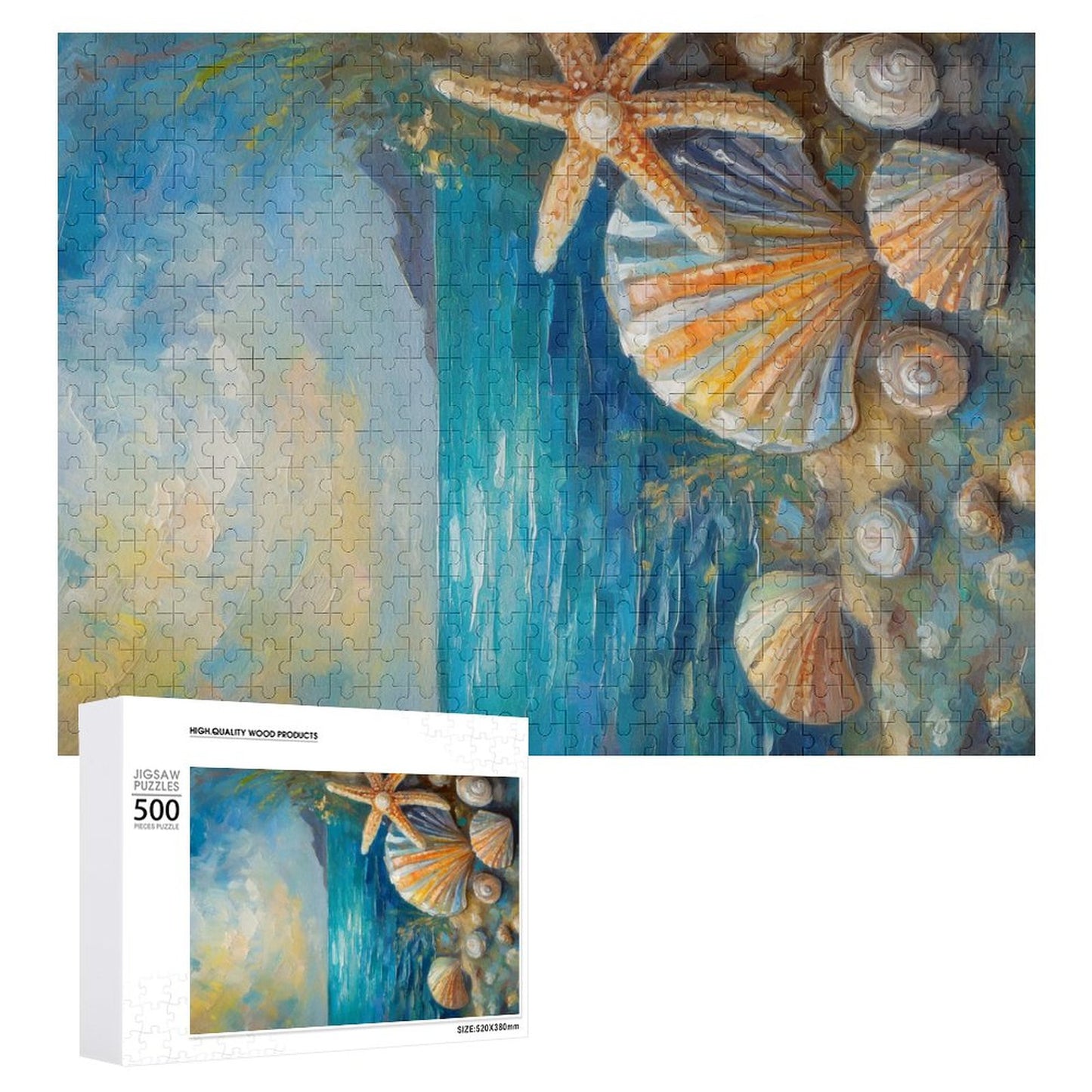 Wooden Picture Puzzle - Sea