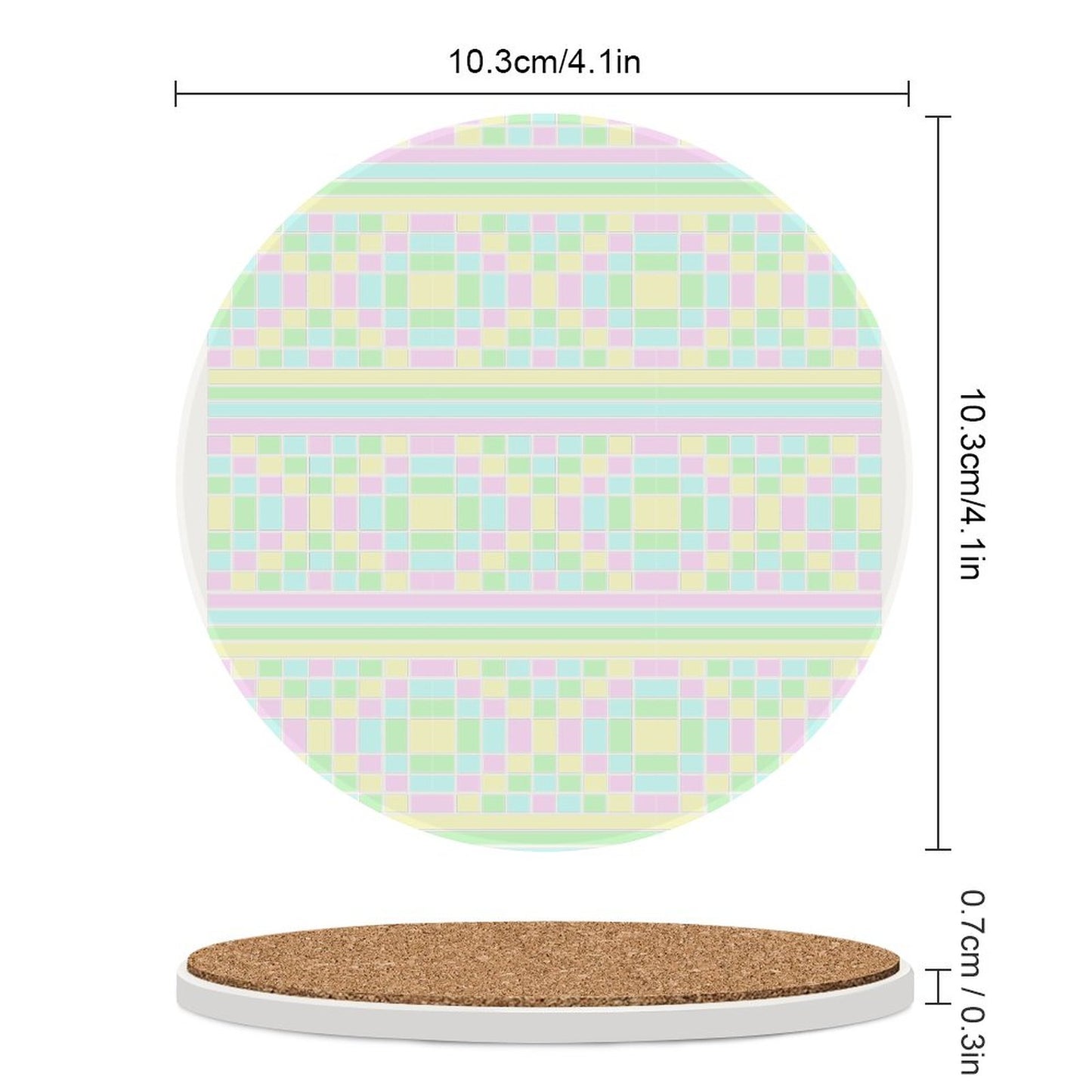 Round Ceramic Coaster