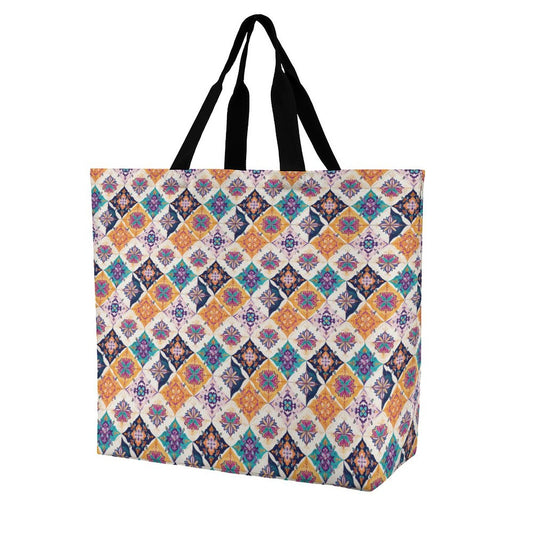 Large One Shoulder Shopping Bag (All-Over Printing)
