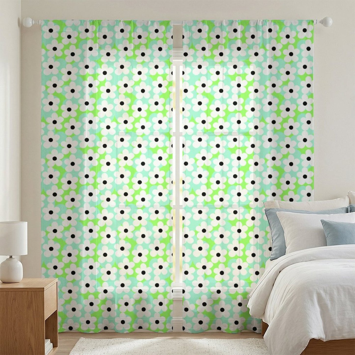 Sheer Curtain Daisy