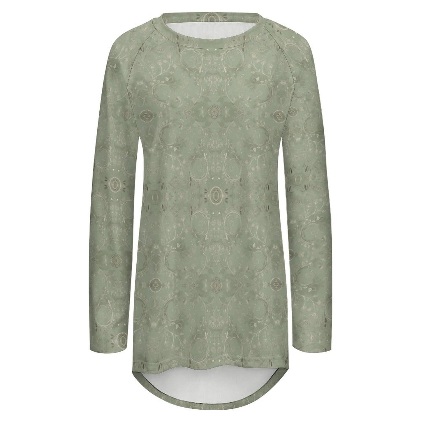 Custom Women's Long Sleeve U-Neck T-Shirts