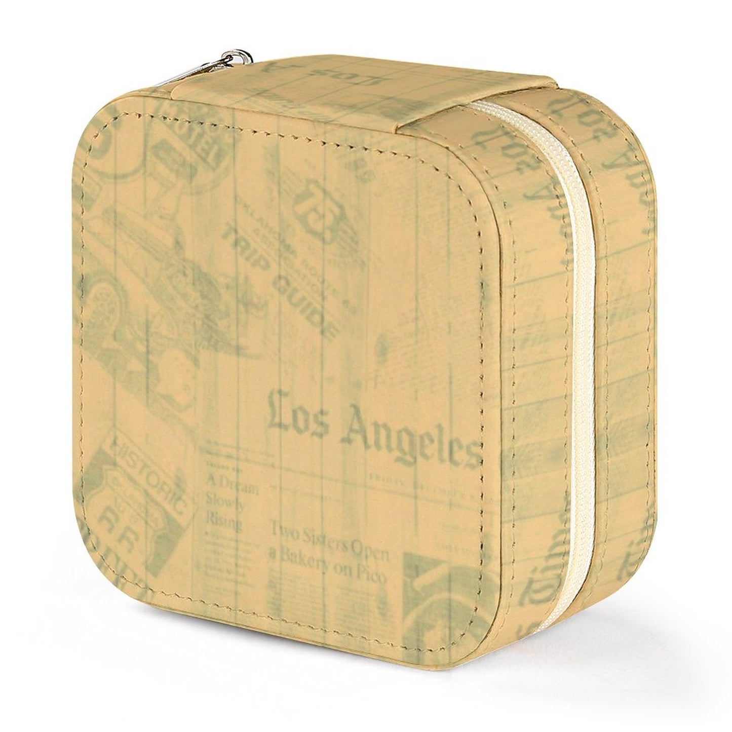 Box Organizer for Jewelry Old News Paper