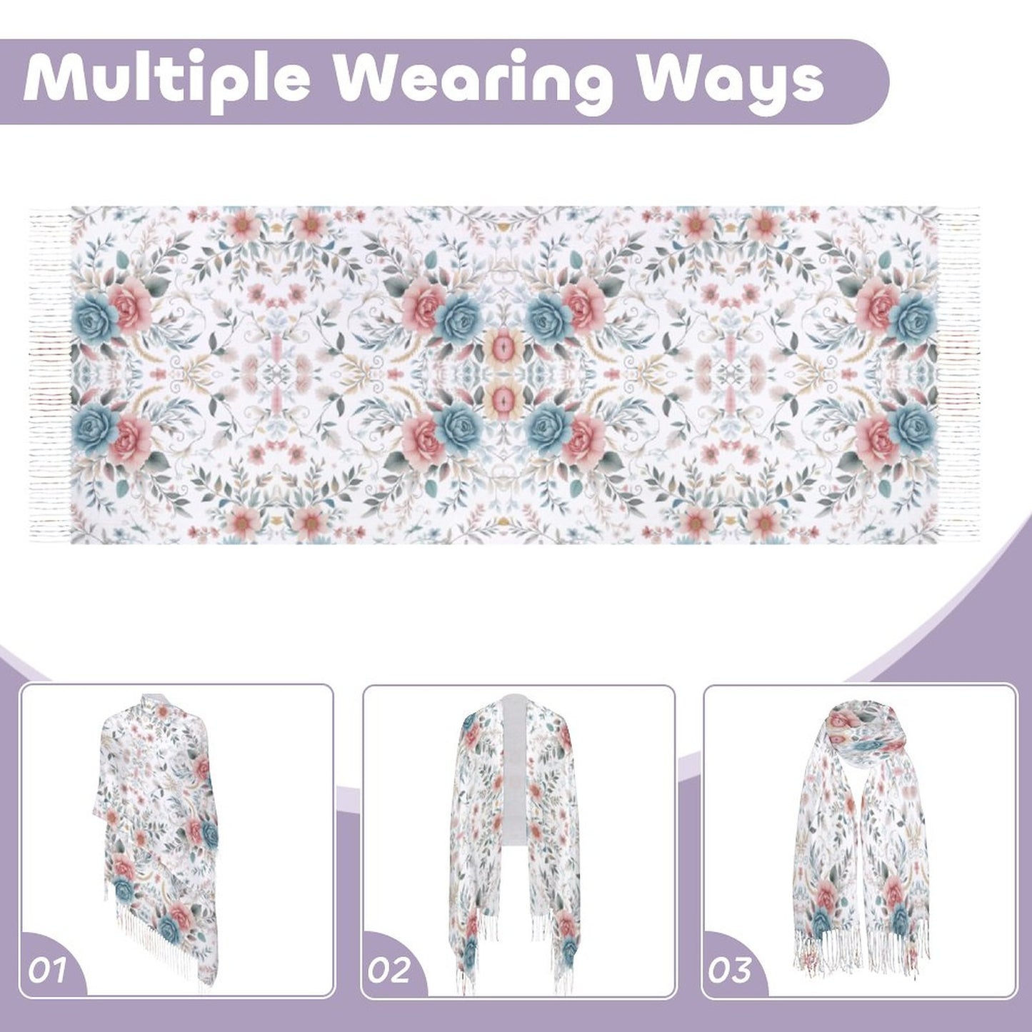 Cashmere-like Tassel Scarf