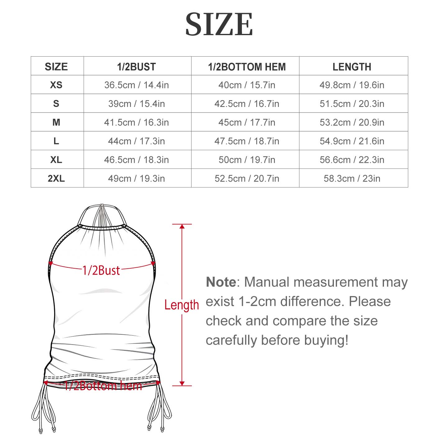 2-Piece Women's Tankini Set with High Neck Halter Top