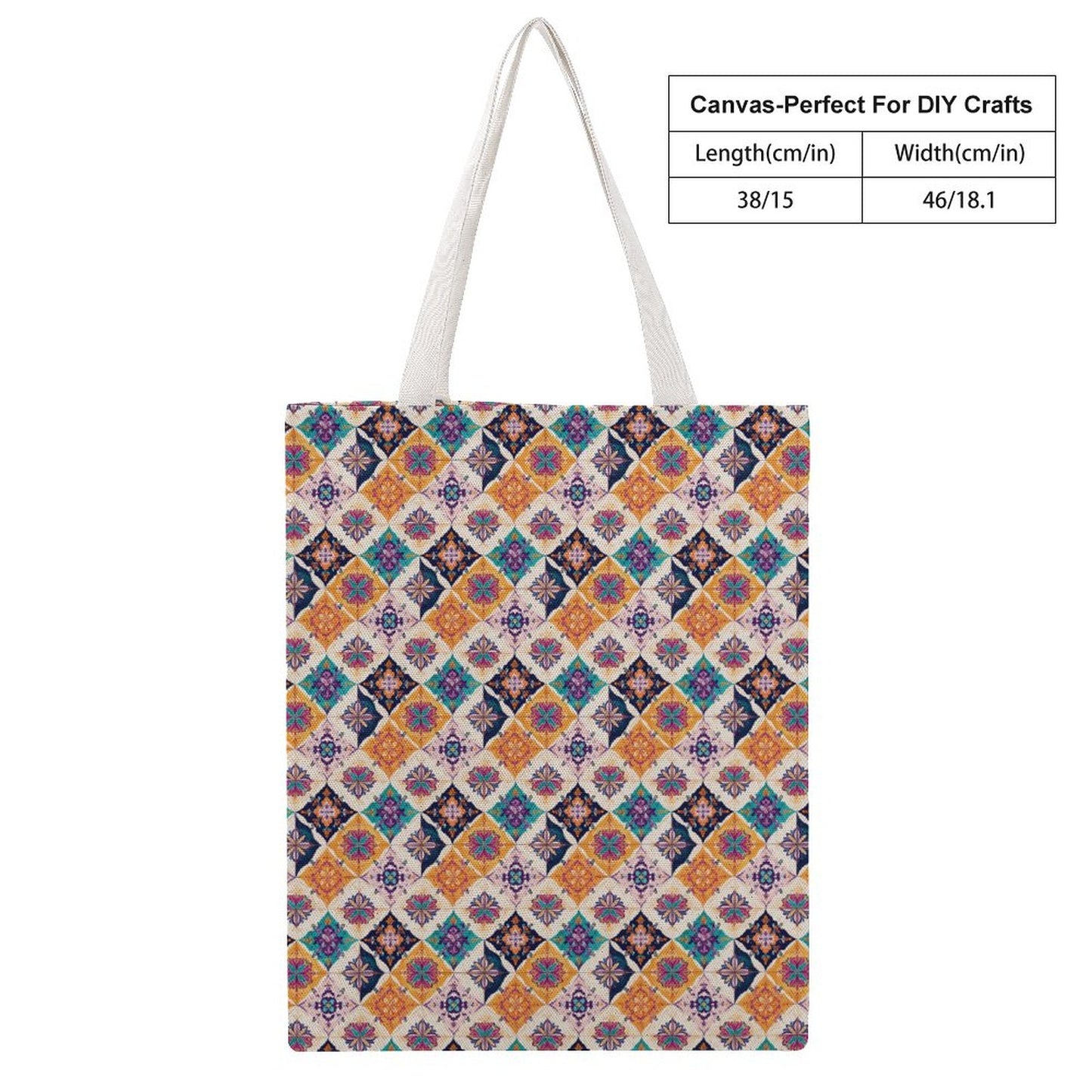 Martin Canvas Tote Handbag-15"x18"/38x46cm (Dual-sided Printing)