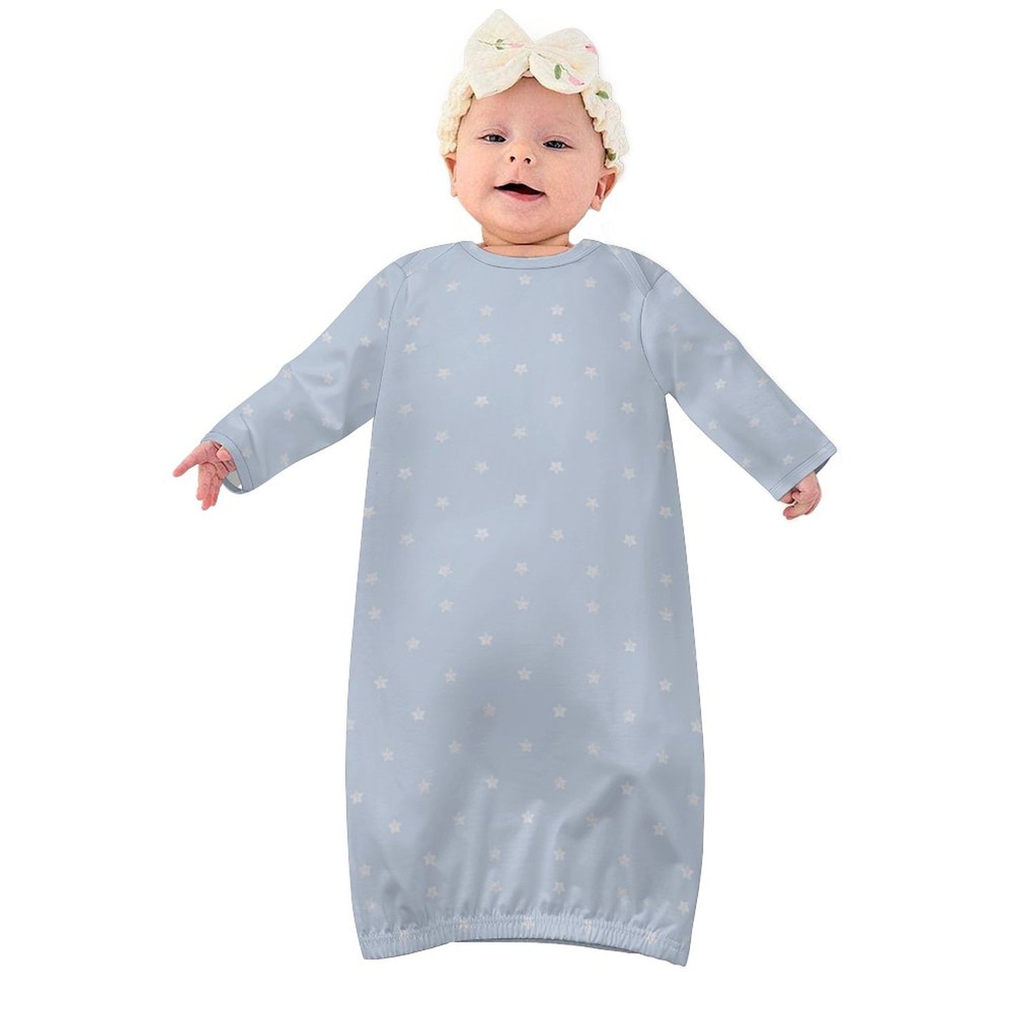 Baby Faux Cotton Sleeper Gown LM229 without Hat
