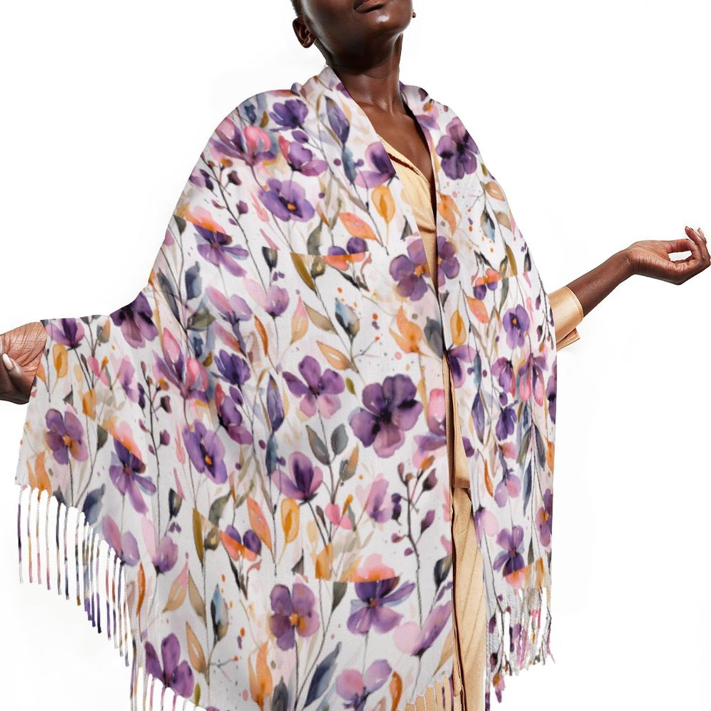 Cashmere-like Tassel Scarf