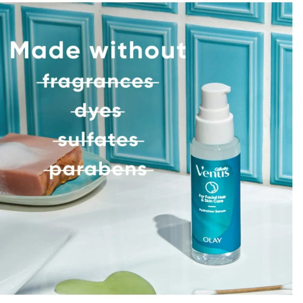 NEW-Gillette Venus Facial Hydration Serum with a Touch of Hyaluronic Acid
