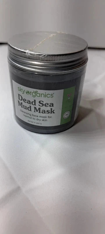 NEW - Sky Organics Dead Sea Mud Mask to Deeply Cleanse Face, 8.8 oz